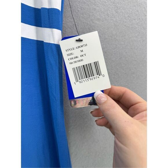 NWT Oklahoma City Thunder G-III 4Her by Carl Banks Women's Maxi Dress - Blue/Nav - Picture 5 of 12